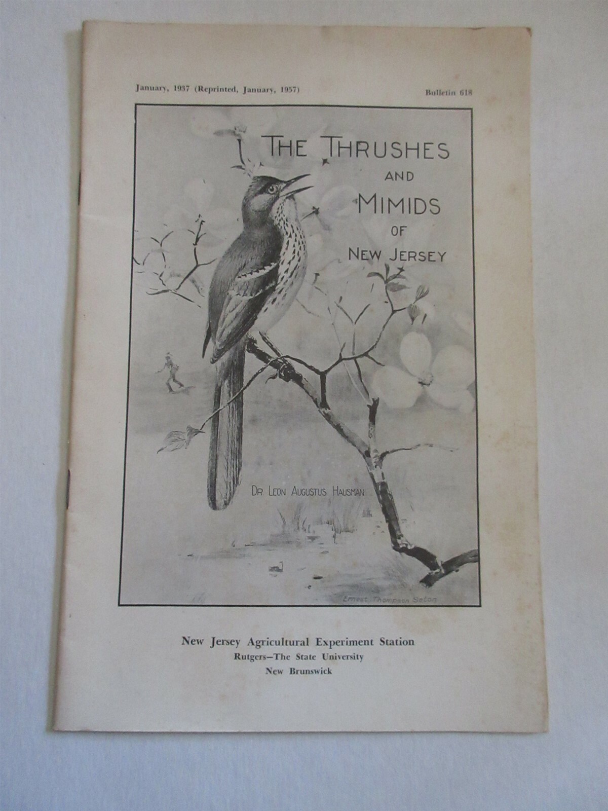 1957 The Thrushes and Mimids of New Jersey booklet Rutgers University 32 pages