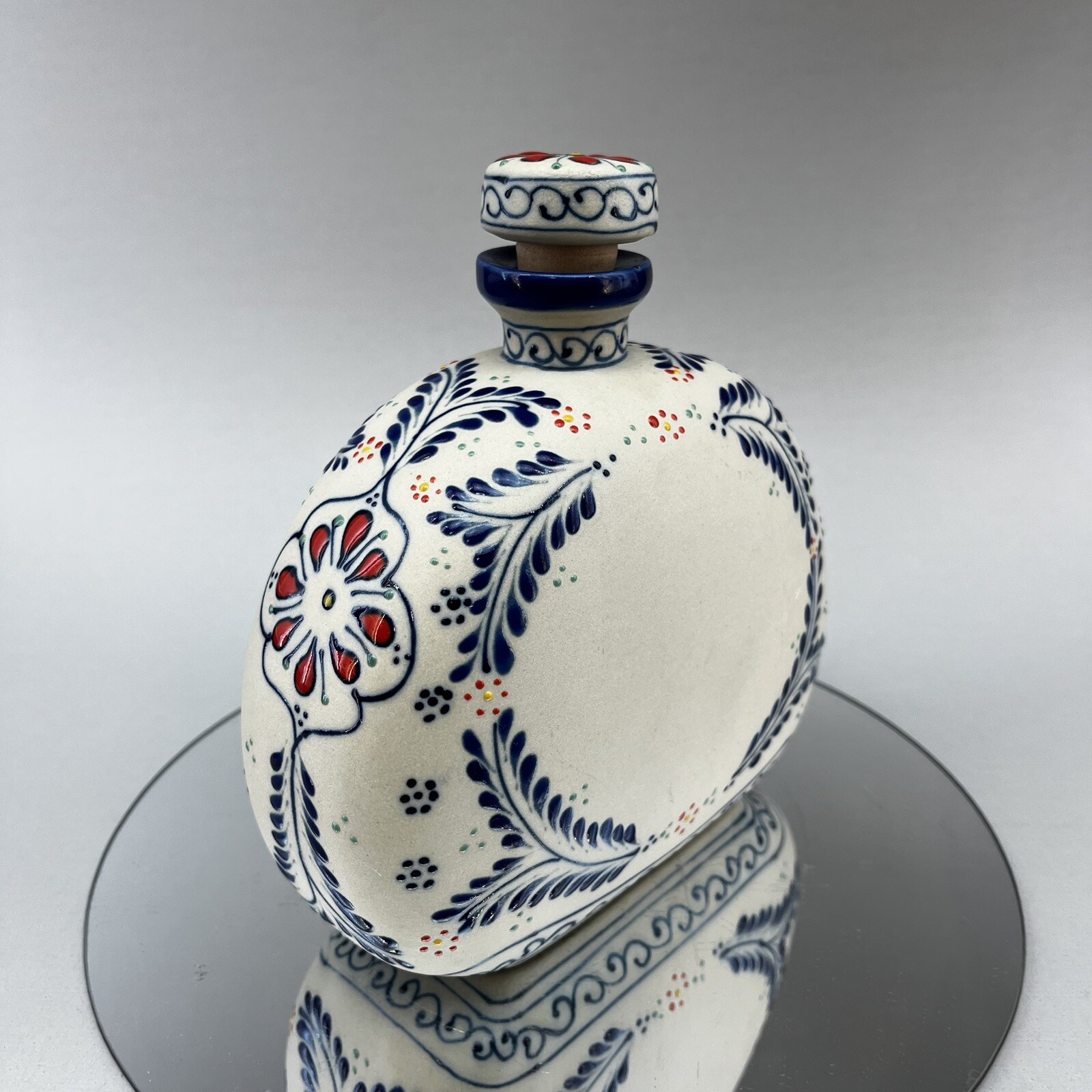 Anejo Limited Edition Casa Cofradia Empty Tequila Pottery Art Bottle Mexico