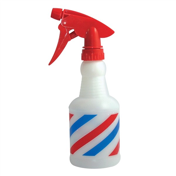 BO-B38 BARBER SALON BEAUTY SOFT N STYLE POLE STRIP DESIGN SPRAY BOTTLE 12 OZ