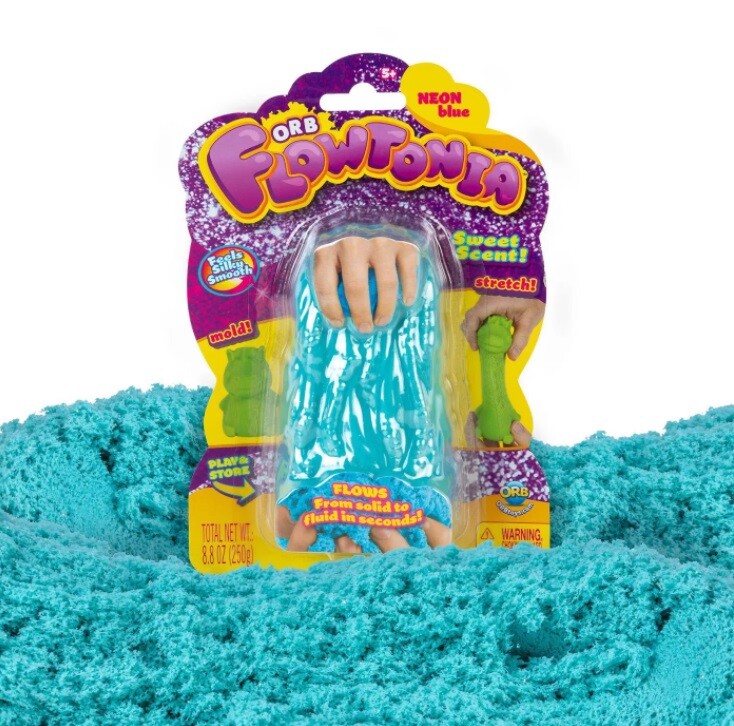 Claire's Orb Orb Flowtonia Sand - BLUE NEON