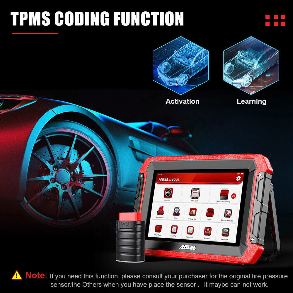 ANCEL Car ECU Coding Bidirectional Diagnostic Tool Full System OBD2 Scanner Tool