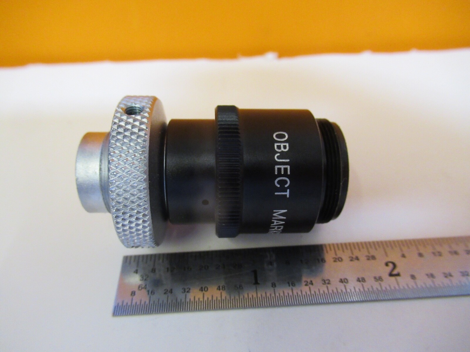 NIKON JAPAN OBJECT MARKER OBJECTIVE MICROSCOPE PART AS PICTURED &H8-B-15