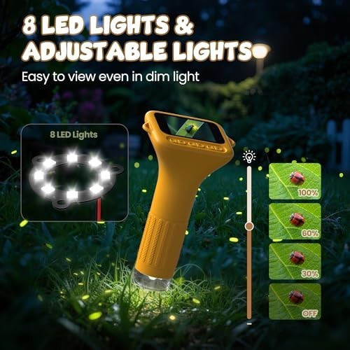 1000X Portable Handheld Digital Microscope for Kids with HD2.0 IPS Screen |...