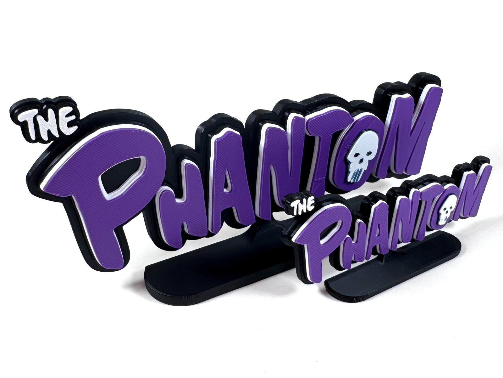the Phantom 3D Printed Freestanding Logos