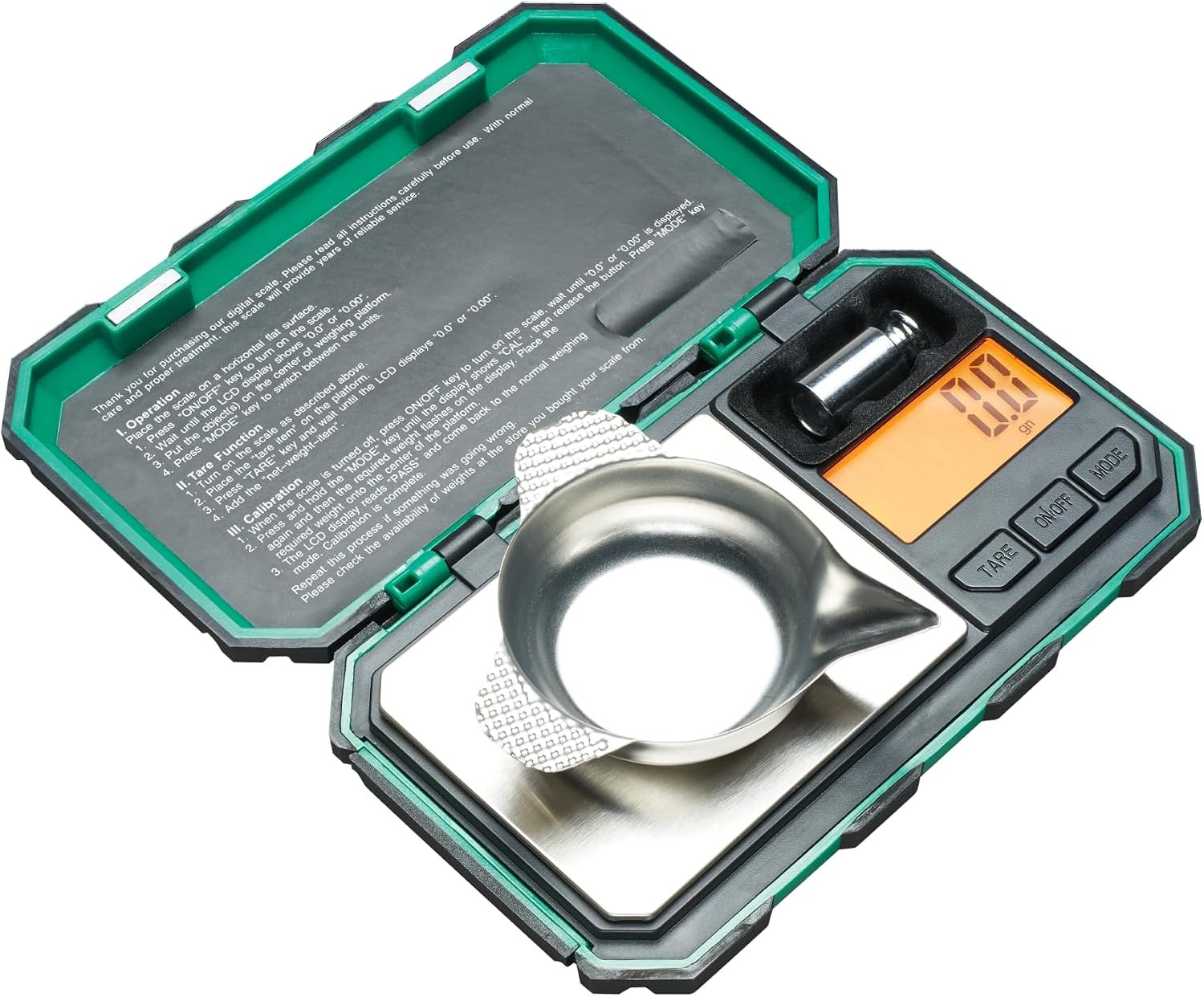 1500 Grain Pocket Scale – Digital Reloading – 0.1 Grain – Ready to Use