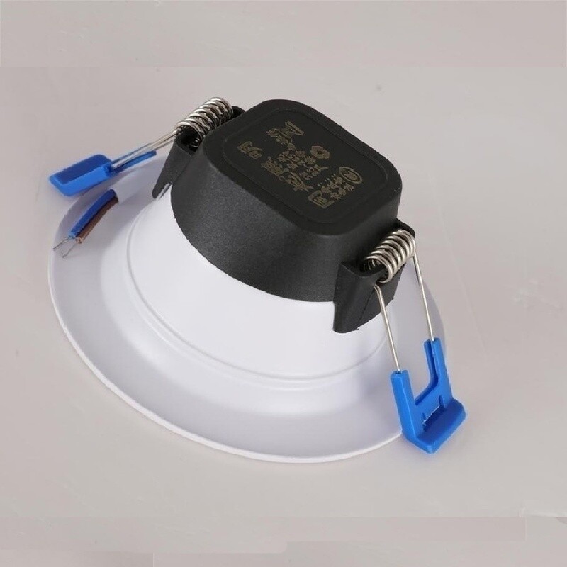 4/8/16PCS 7W 3Color Dimmable LED Downlight Recessed Ceiling Panel Light 85-265V