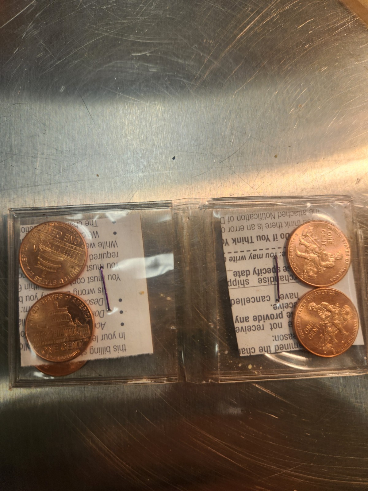 Lincoln Bicentennial 2009 Cent 4 pack uncirculated
