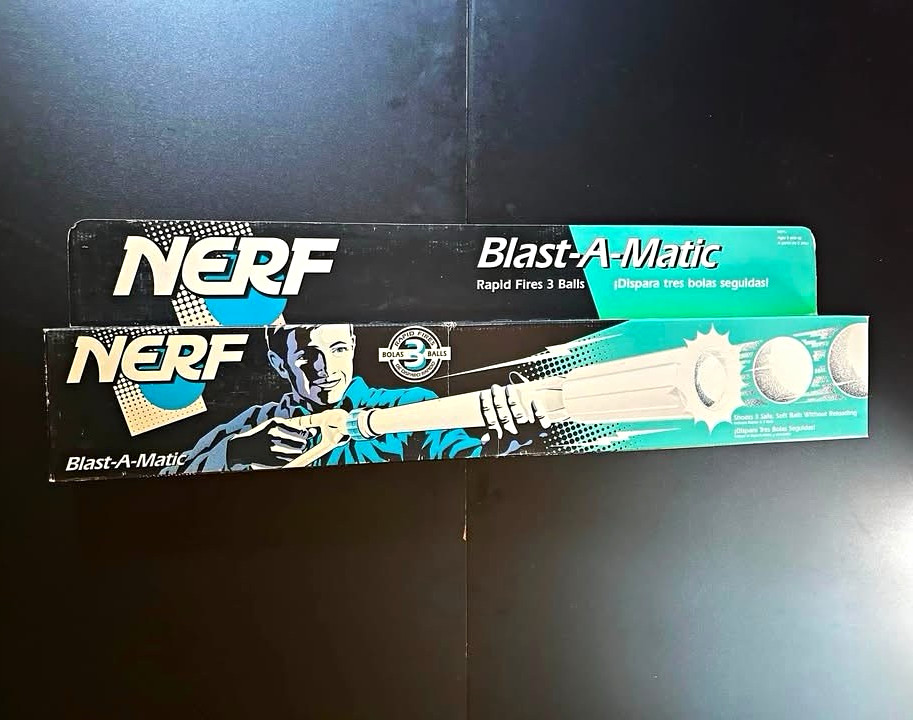 Vintage NERF Blast-A-Matic in Box 1991