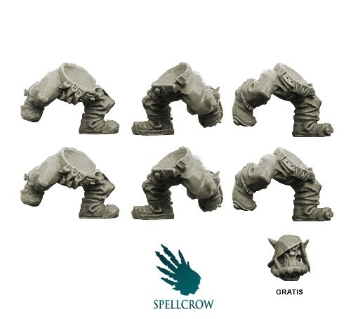 CB51 41 Spellcrow Orcs: Running Legs