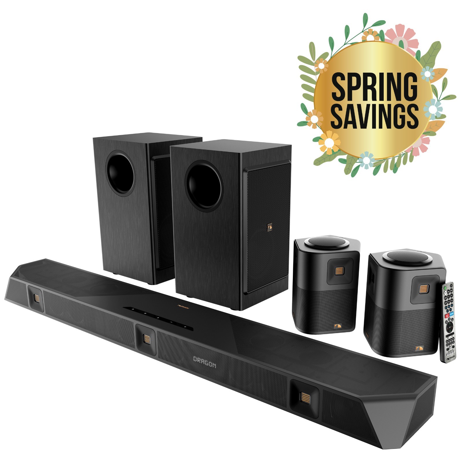 Nakamichi Dragon 11.4.6 Home Surround Sound System with Dolby Atmos & DTS:X Pro