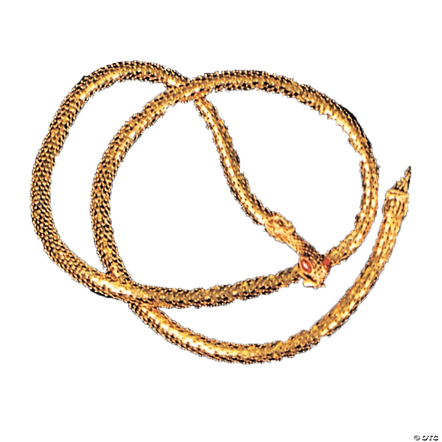 ADULT EGYPTIAN GOLD SNAKE BELT CLEOPATRA NILE QUEEN COSTUME ACCESSORY BB193GD