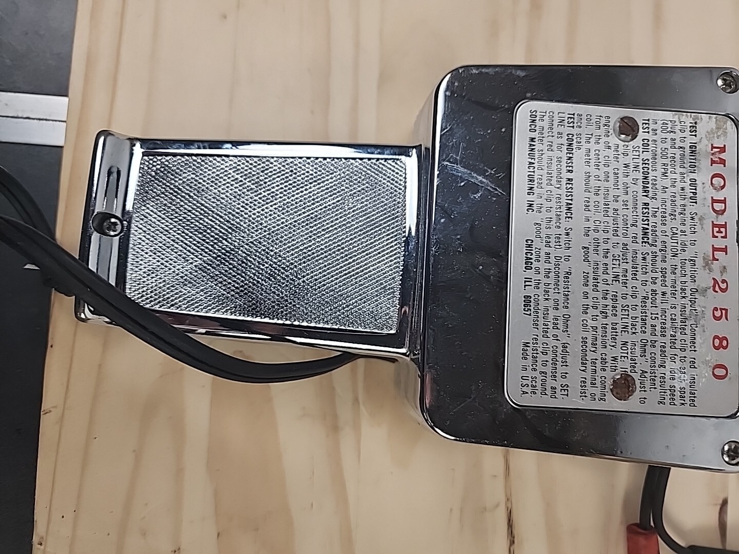 Sonco Ignition Meter Model 2580 Made In U.S.A.