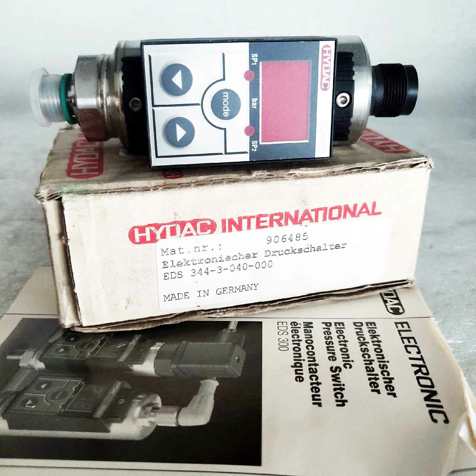 HYDAC EDS 344-3-040-000 Pressure Switch  New✦Kd