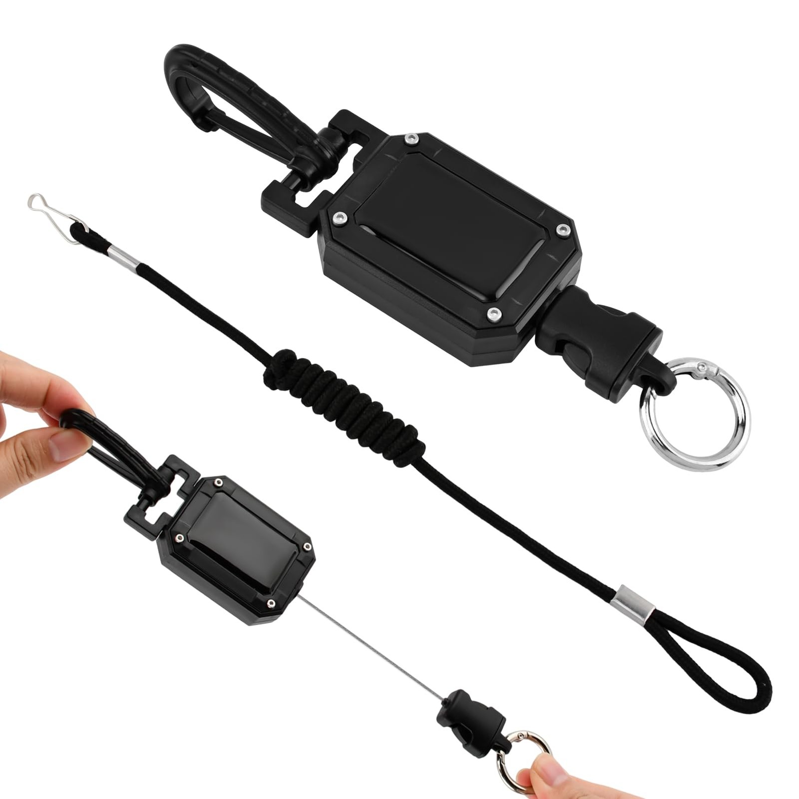CB Mic Holder Retractable,Microphone Hanger Keeper CB Radio Accessory, Heavy-...