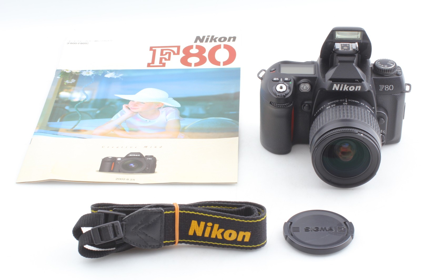 [Near MINT] Nikon F80D SLR Film Camera AF Nikkor 28-80mm 3.5-5.6D Lens JAPAN