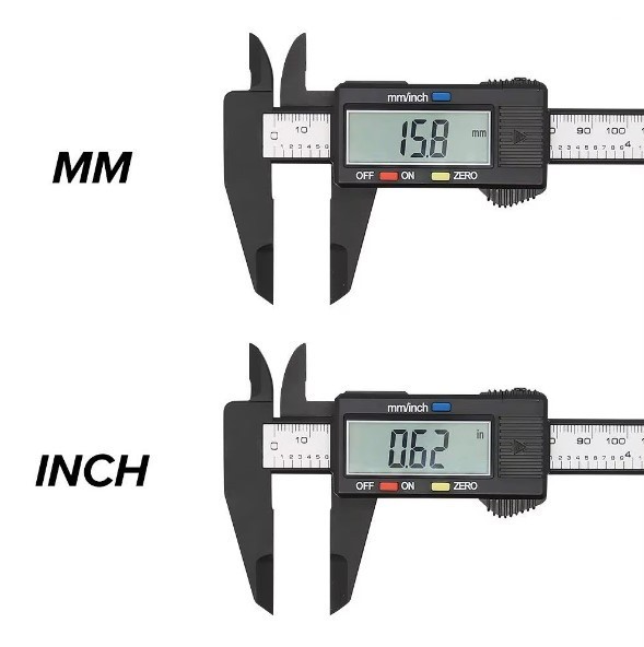Digital Caliper Micrometer LCD Gauge Vernier Electronic Measuring Tool