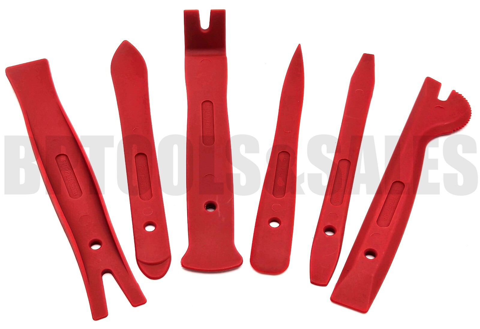 6pc Nylon Auto Molding Pry Bar Dash Panel Plastic Trim Molding Removal Tool Kit