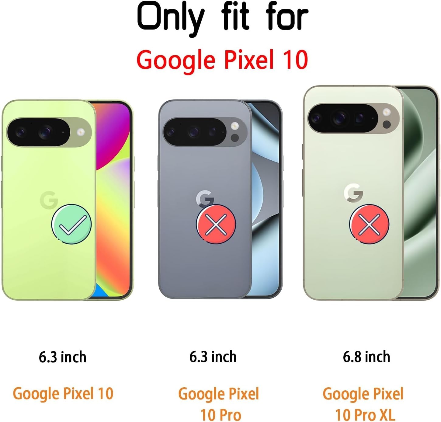 2+2 Pack for Google Pixel 10 Screen Protector with Camera Lens Protector,with Al