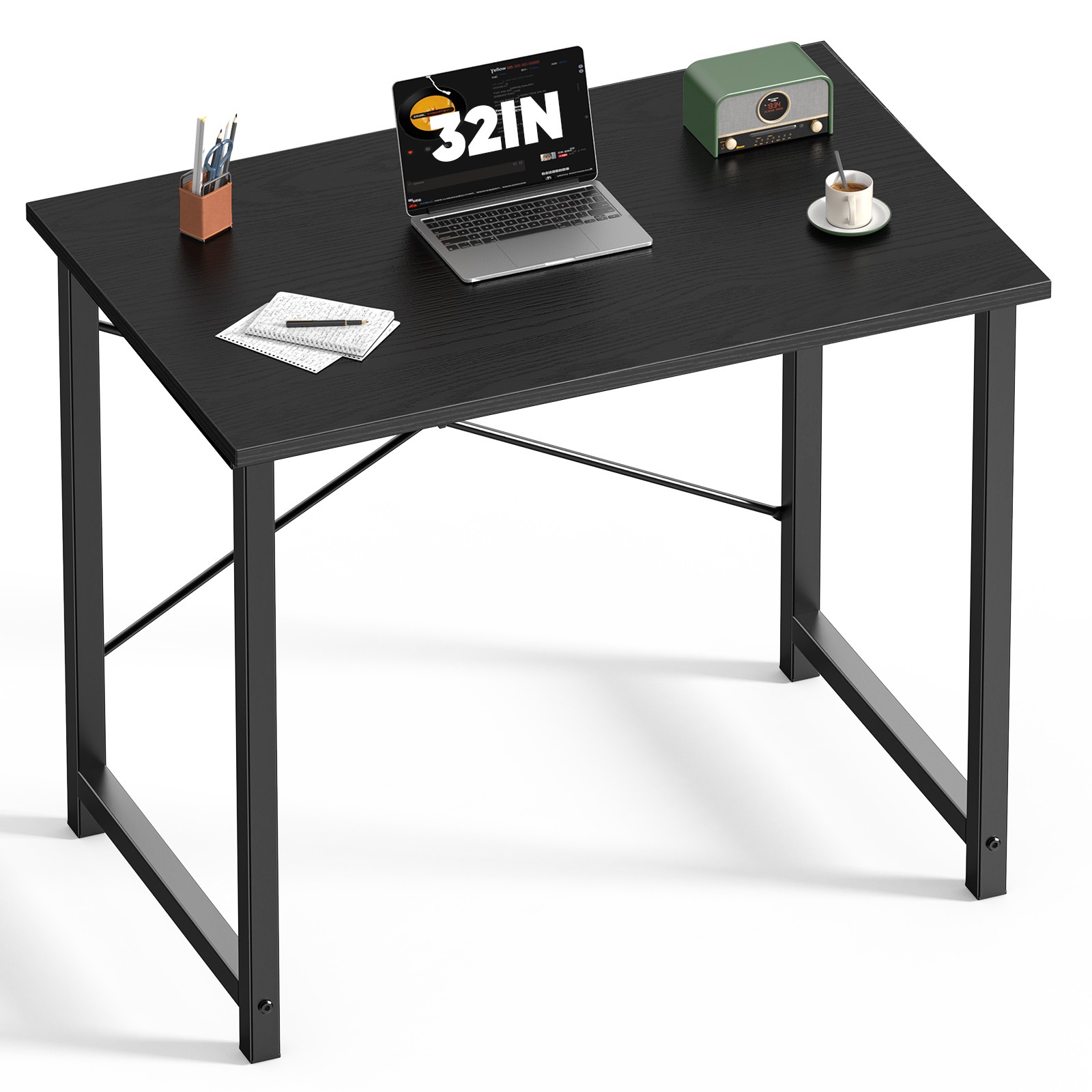 Computer Small Office Desk 32"-63" Student Study Writing Work with Reinforcement