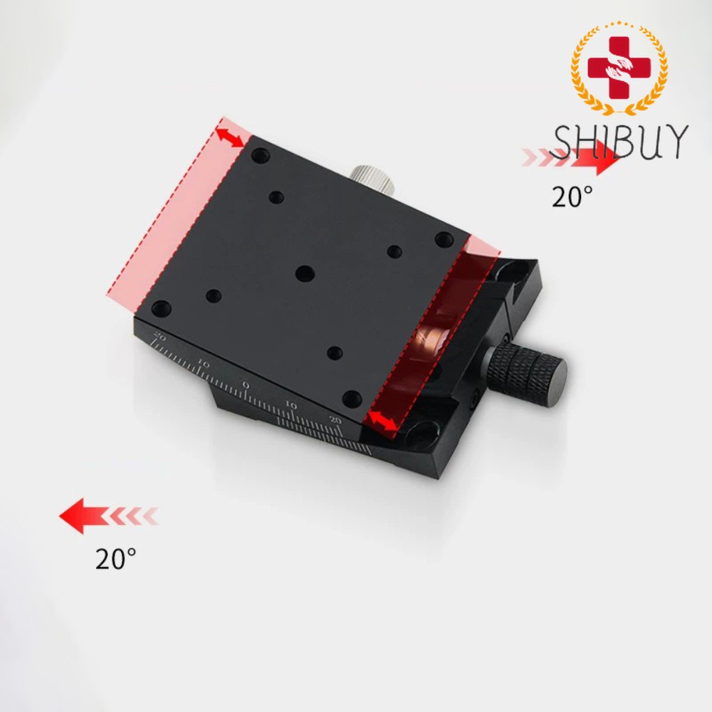 X-Axis Angle Tilt Stage GFG60×60 Adjustment Sliding Table for Leveling Alignment