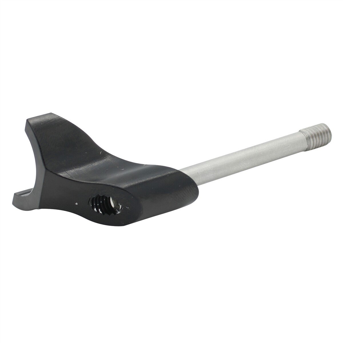 Inception Designs Raptor Beavertail - Polished Black - NIB screws into frame