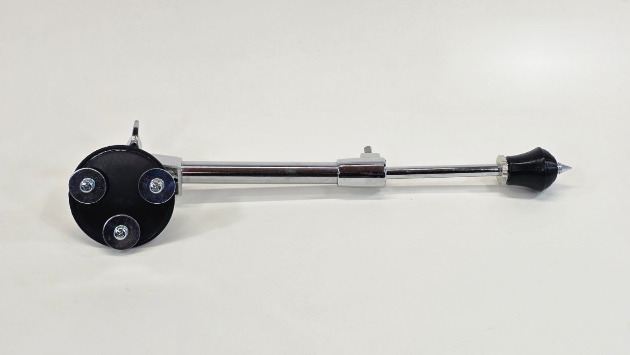 Gretsch Bass Drum Spur Leg Complete Post Assembly -Chrome