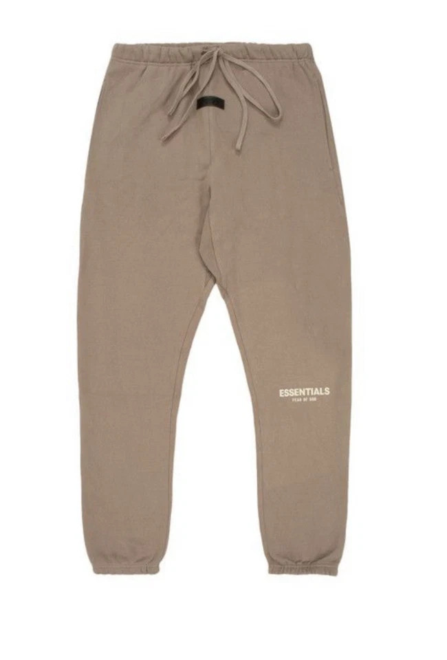 NWT FEAR OF GOD ESSENTIALS JOGGERS SS22 "DESERT TAUPE" AUTHENTIC (SIZE XXS-XXL)