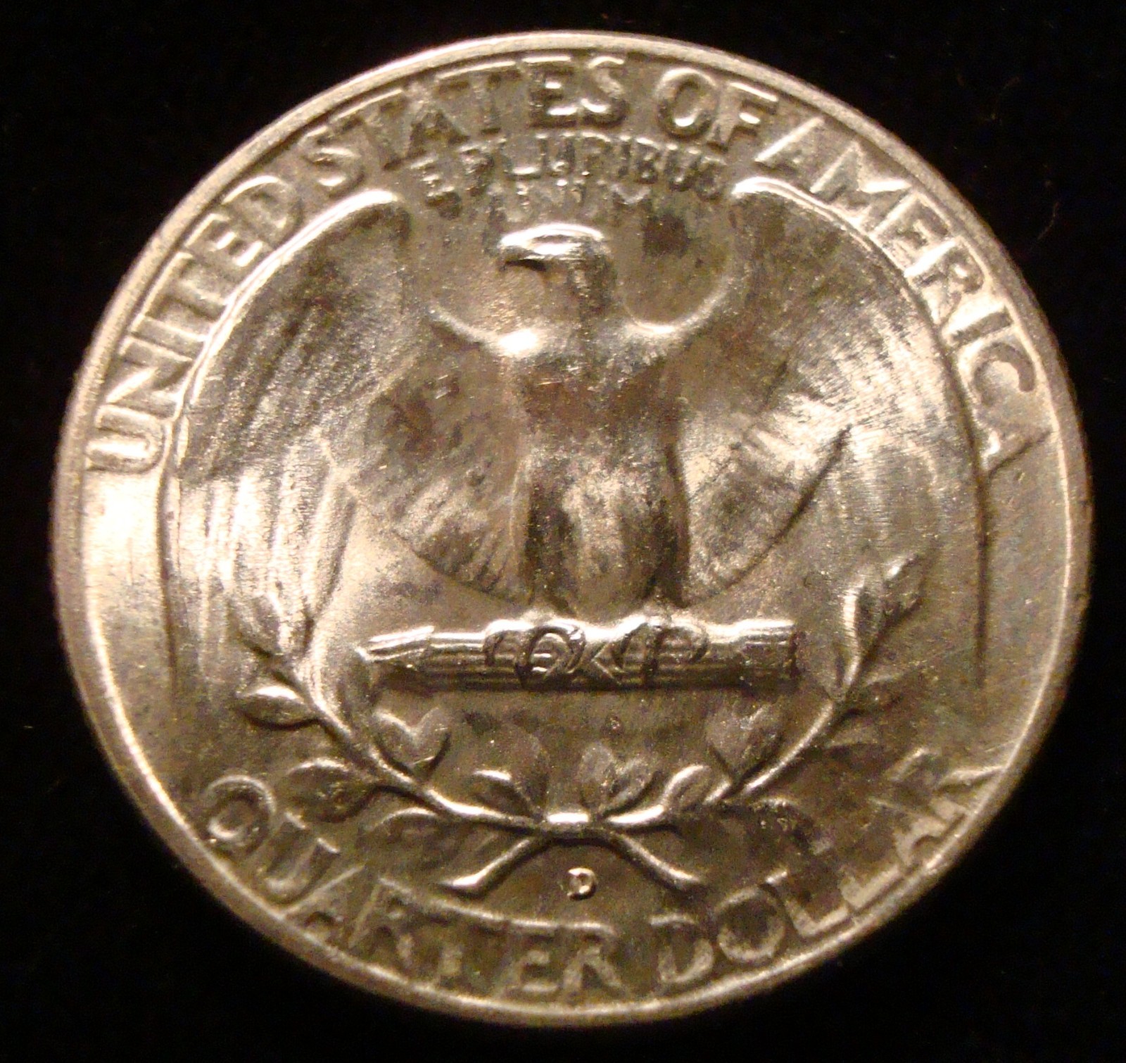 1947-D Washington quarter UNC