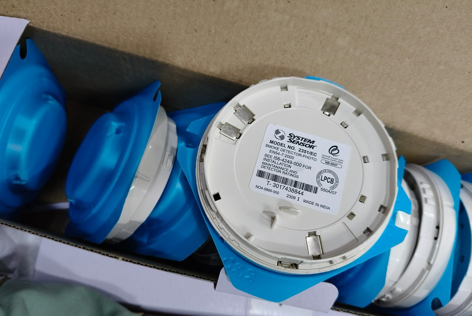 SYSTEM SENSOR 2351/EC SMOKE DETECTOR EN54-7:2000 T-300804141 - FREE SHIPPING