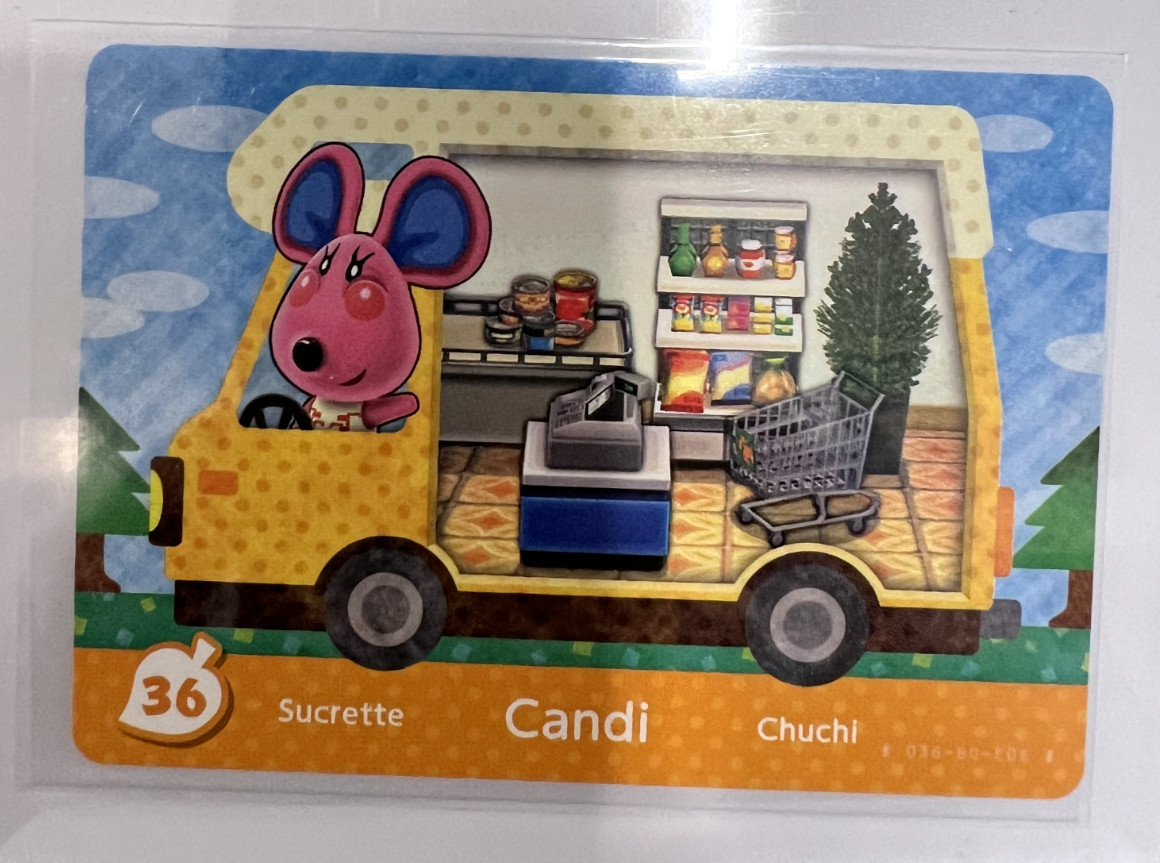 36 Candi 36 Animal Crossing Welcome Amiibo New Leaf RV Series Card NA Version