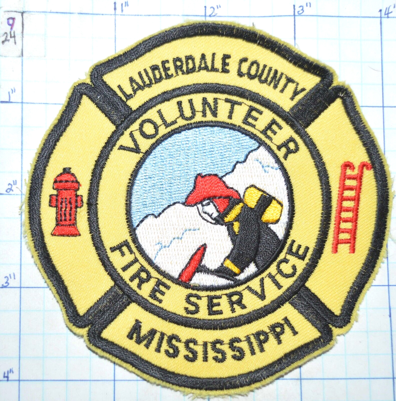 MISSISSIPPI, LAUDERDALE COUNTY VOL FIRE DEPT PATCH