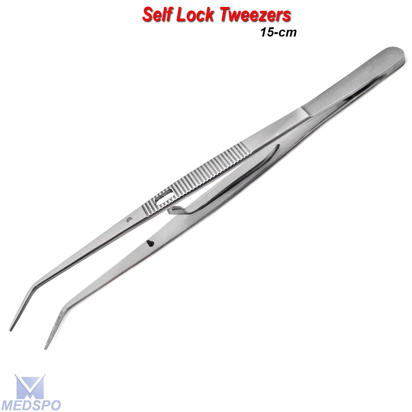 Surgical Cotton Dressing Tissue Tweezers Self Locking Forceps Dental Instruments