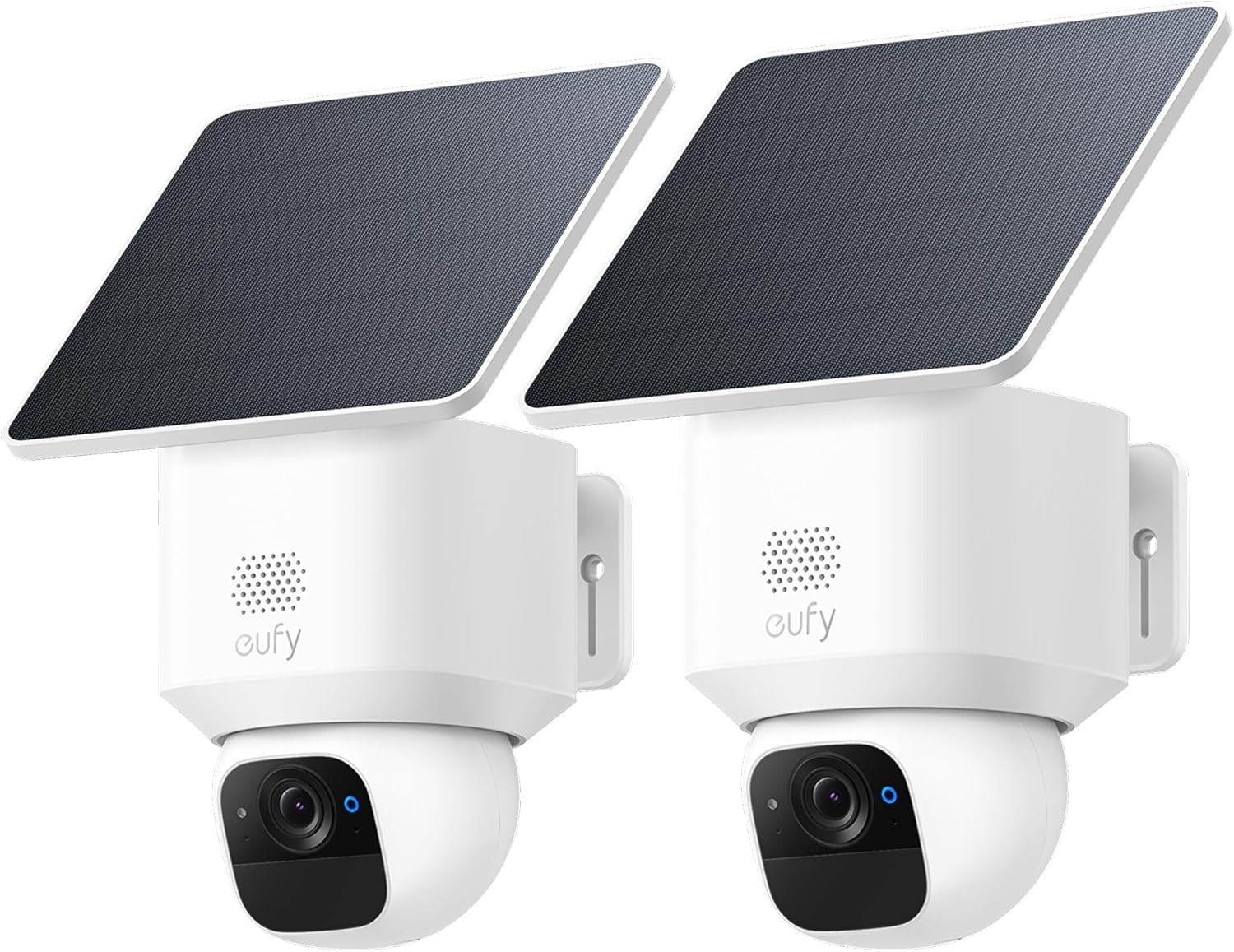 eufy SoloCamE30 2K Wireless Outdoor Solar Cameras 360° Pan AI Tracking  2 Pack