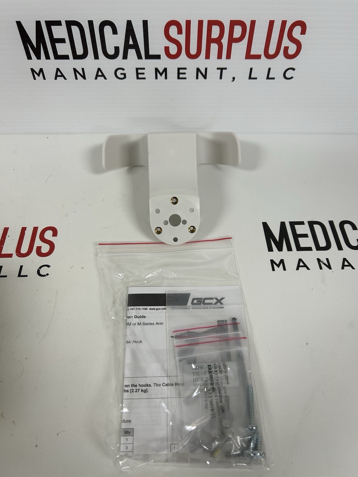 GCX WMM-0006-04D Dual Cable Management Hook for VHM or M-Series Arm