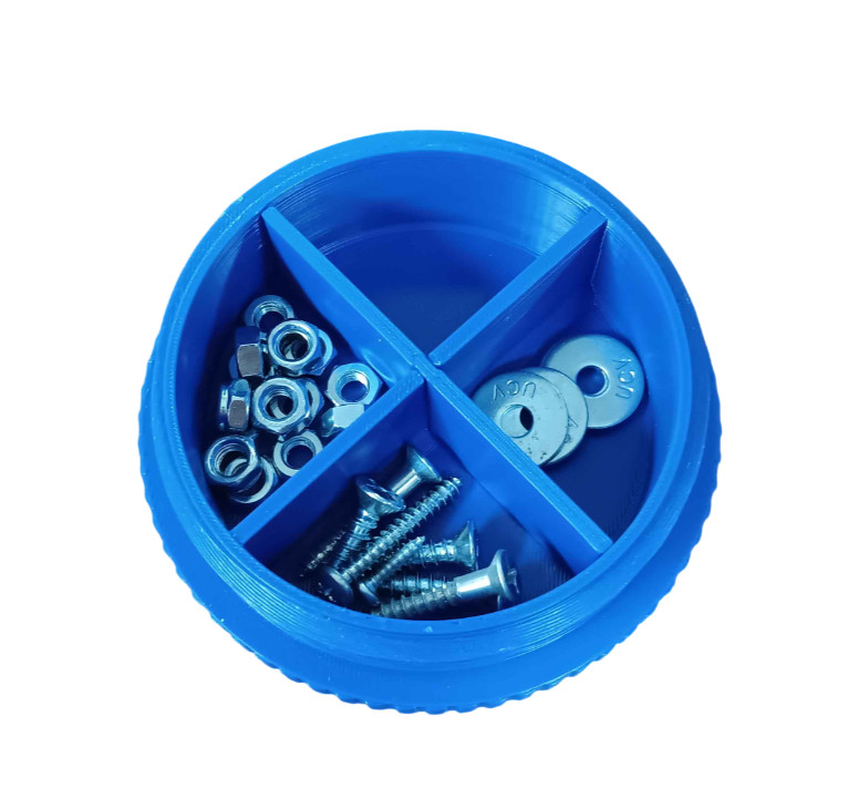 Kobalt Tools Threaded Container – Screw & Parts Storage Box , Heatproof Plastic