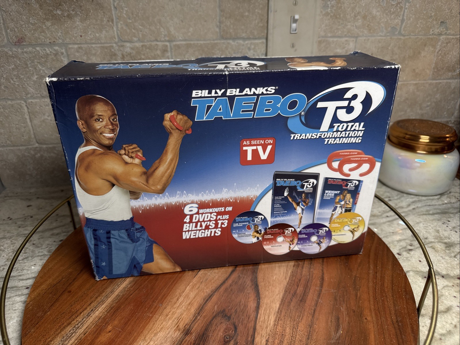 Billy Blanks Taebo T3 DVD Total Transformation Training Open Box DVD Sealed