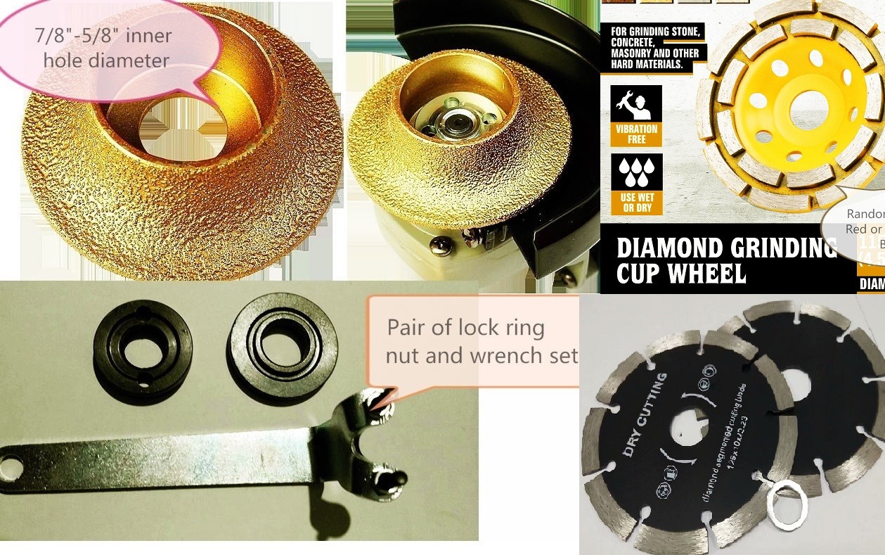 1" Roundover Bullnose Grinding cup wheel saw blade travertine concrete stone