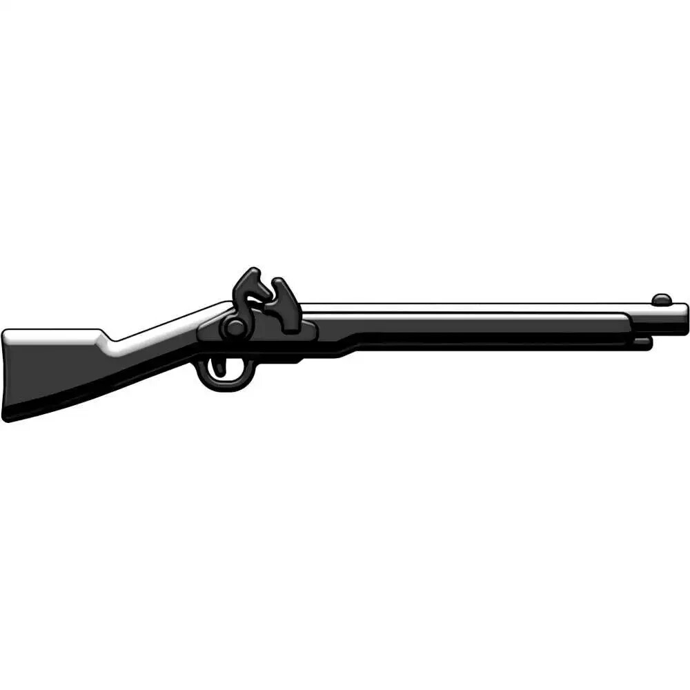 BrickArms FLINTLOCK MUSKET weapon for Minifigures NEW -Black-