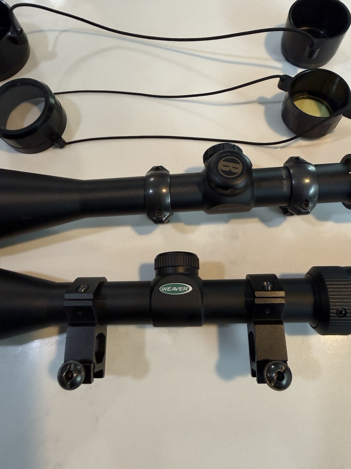 Bushnell Banner Wide Angle And Weaver Scope
