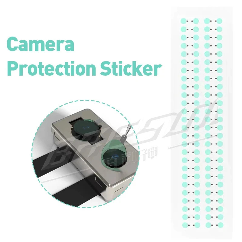 100Pcs Protective Camera Sticker Dust Stickers High Temperature Tape for Iphone
