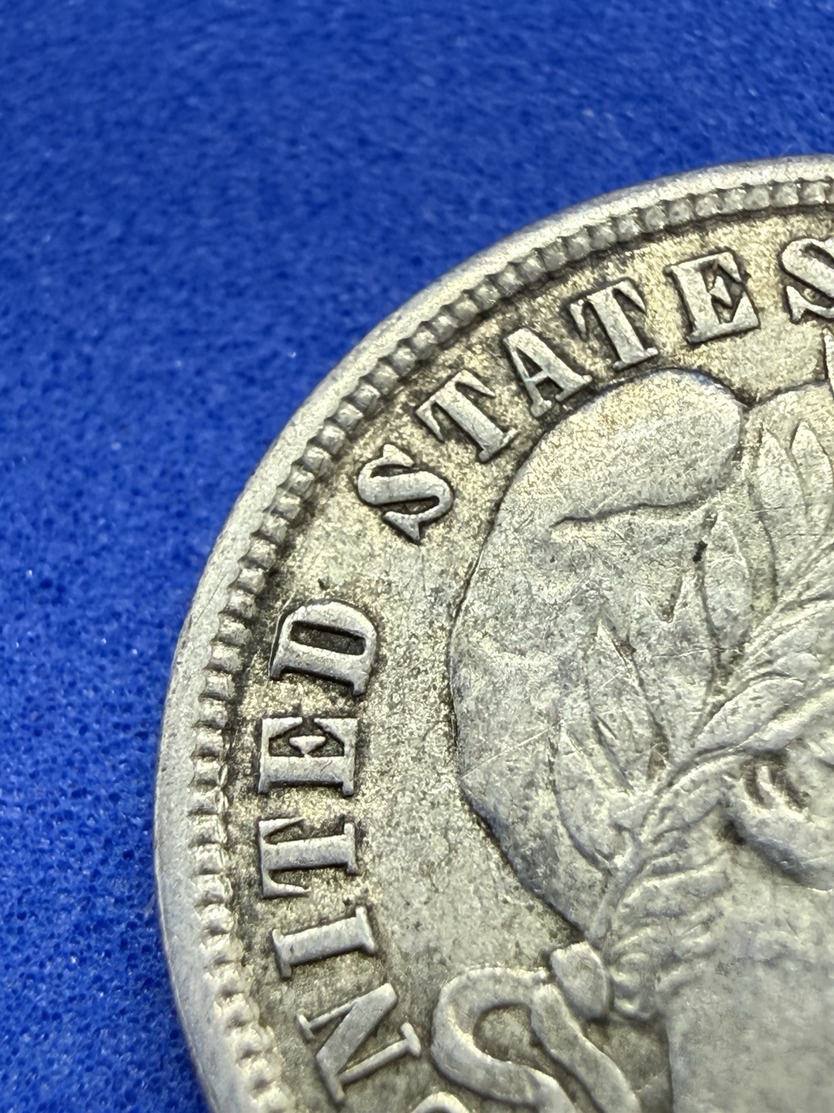 1908 Barber Dime High Grade XF/AU
