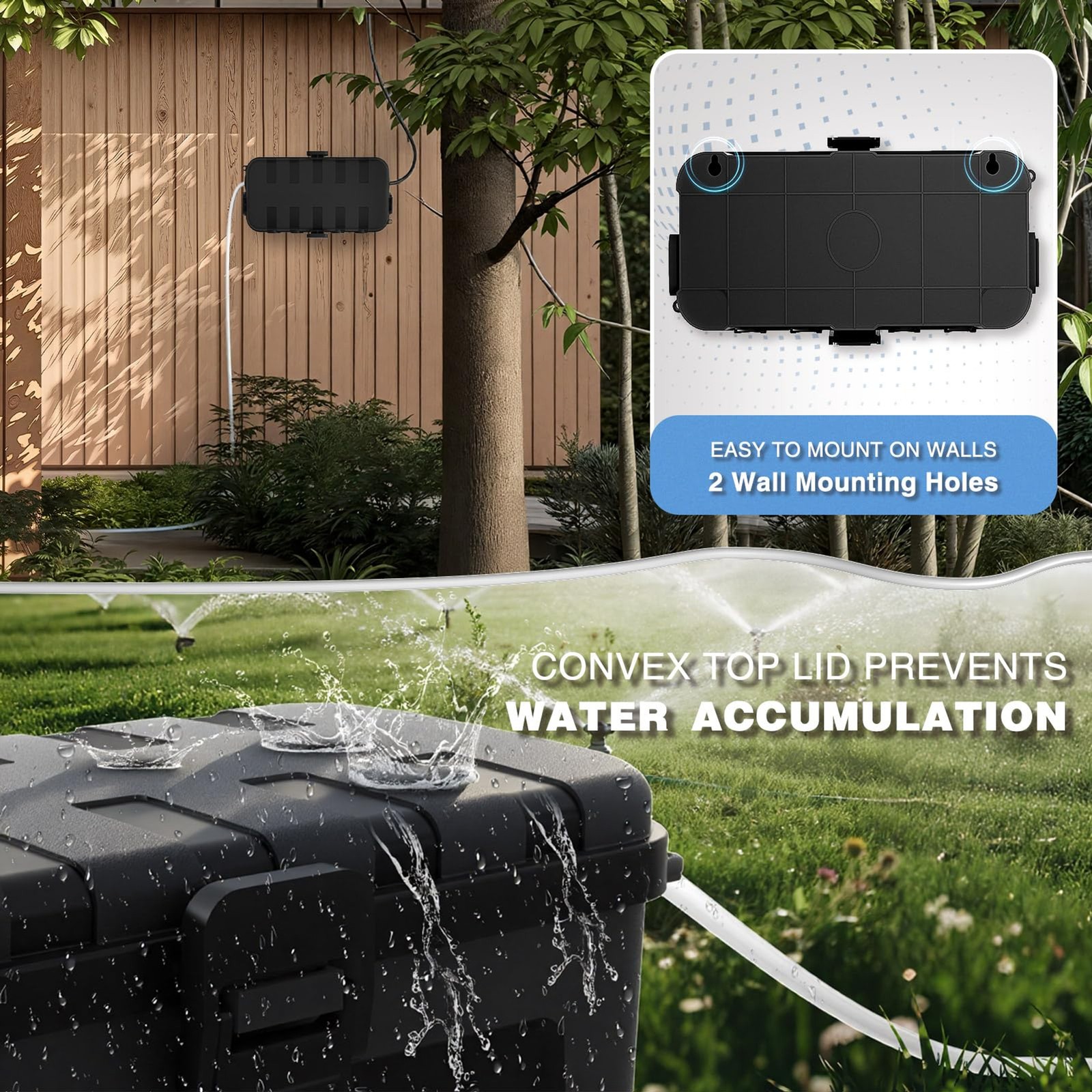 Electrical Box Etl Certified Ip54 Waterproof Black