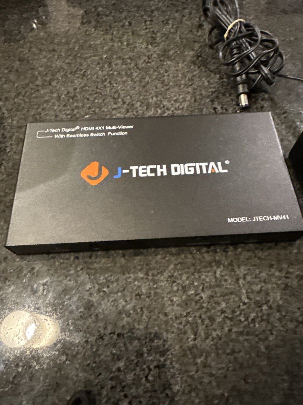 J-Tech JTECH-MV41 Digital HDMI 4x1 Multi-viewer Seamless Switch Function Mint