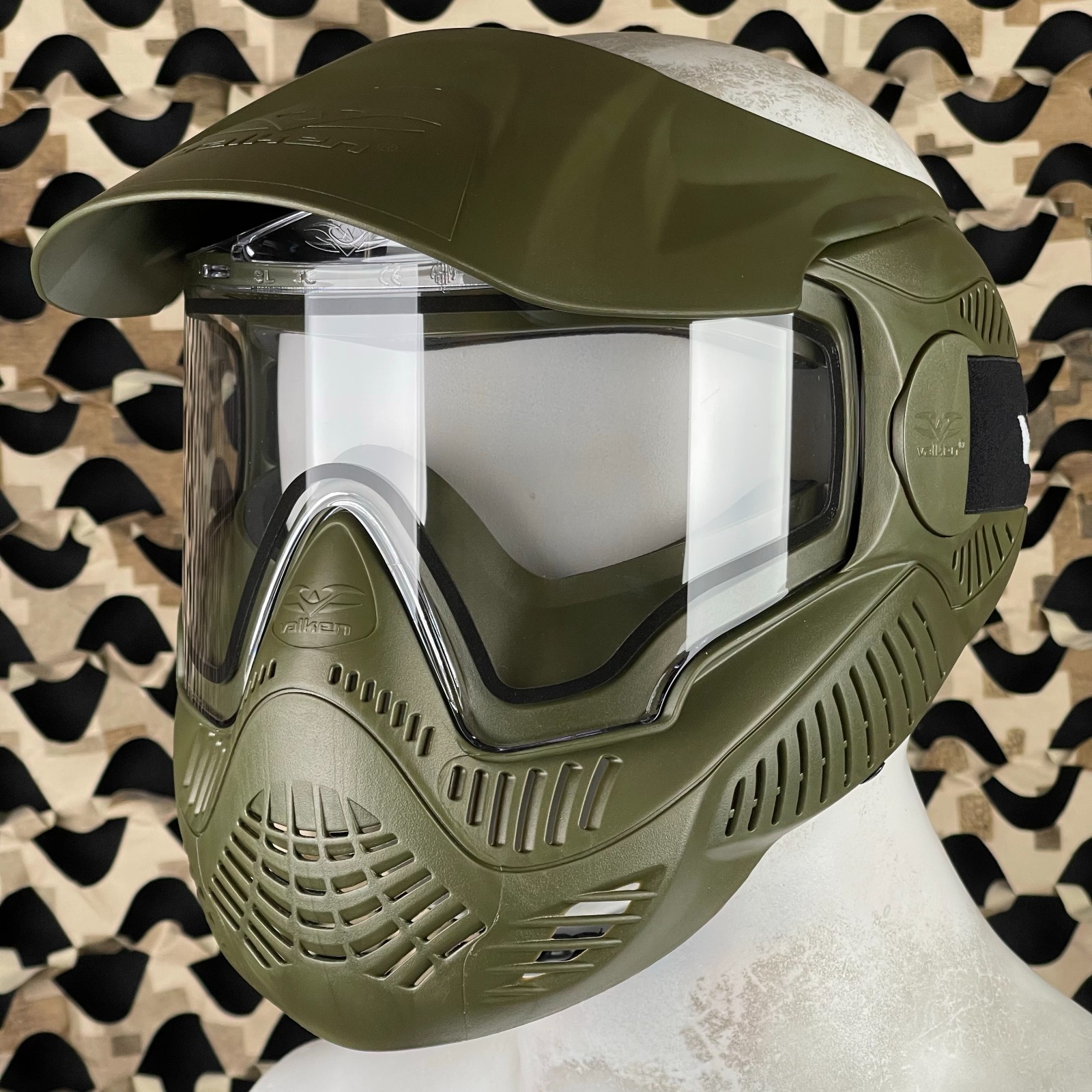 NEW Valken MI-7 Thermal Paintball Mask - Olive