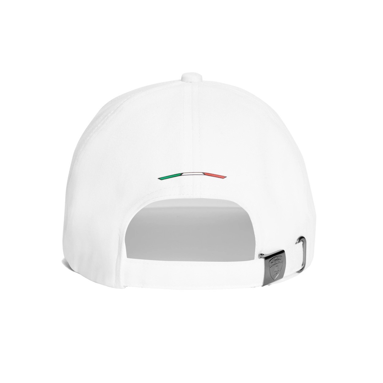 GENUINE Lamborghini Black Shield Logo Cap White