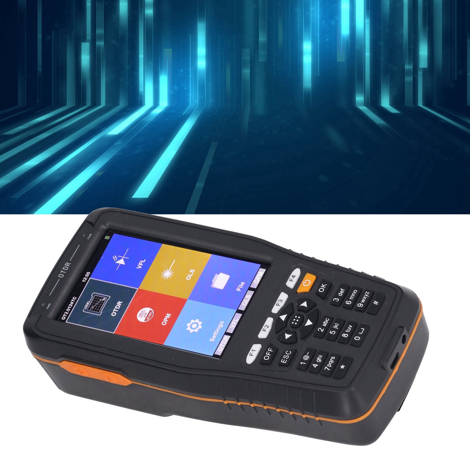 4 In 1 Fiber Optical Power Meter Portable Optic Tester For Network Construct