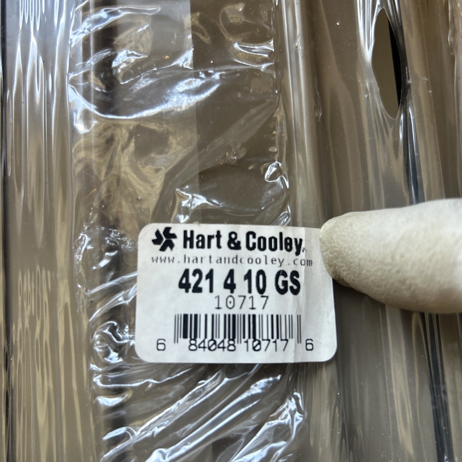 Hart & Cooley 421 4x10 GS HVAC Diffuser, 4" H x 10" W, 421 Steel Diffuser for Fl