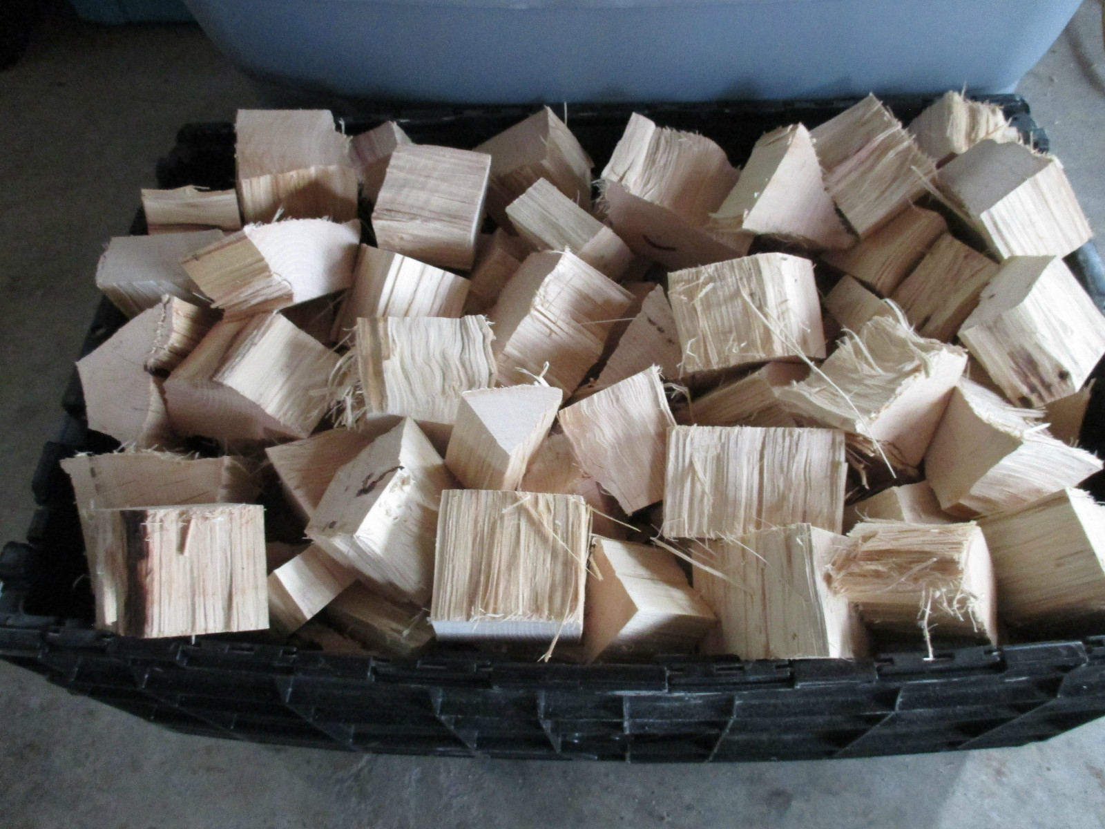 Seasoned Hickory Wood Chunks for Grilling Smoking Barbecue Competition Size