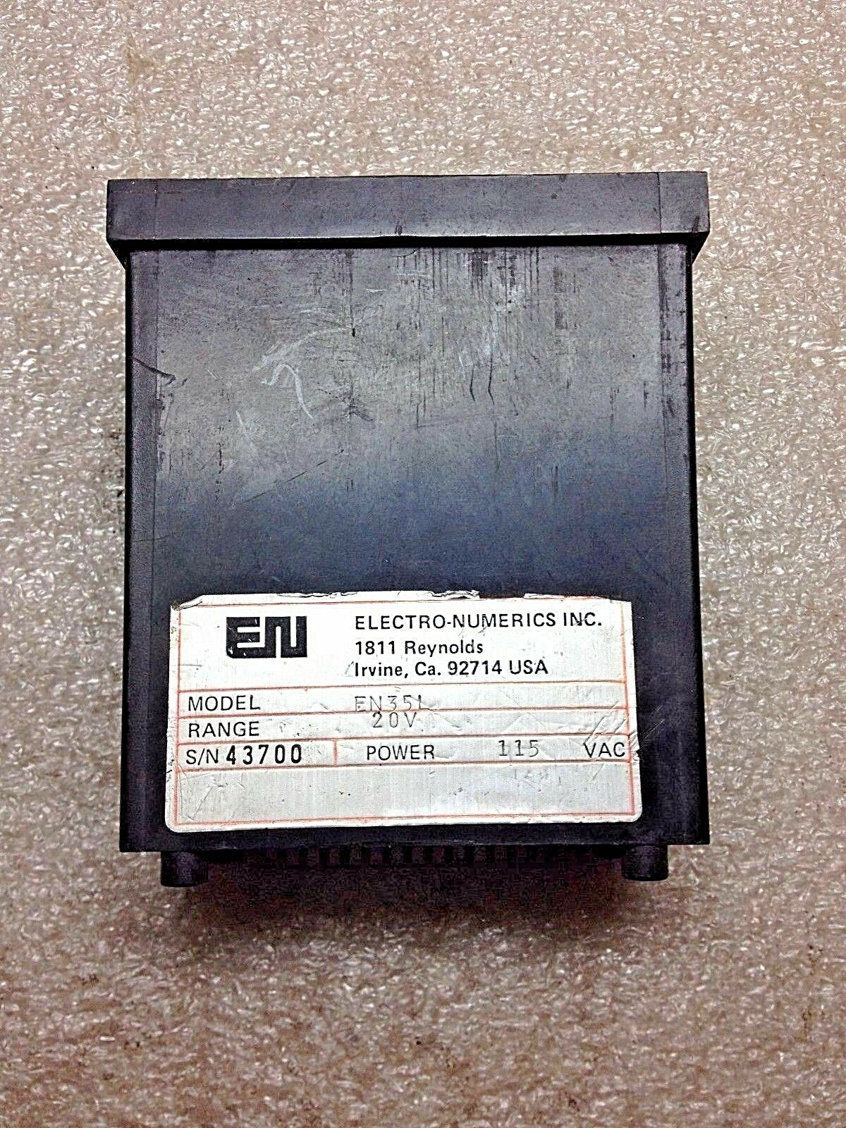 ELECTRO-NUMERICS EN351 DIGITAL METER