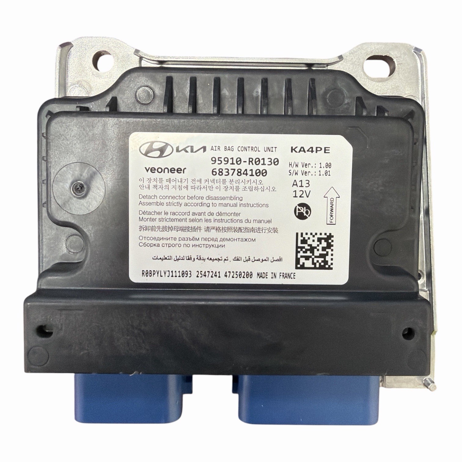 2026 KIA CARNIVAL 3.5L FWD SRS BAG DIAGNOSTIC CONTROL MODULE 95910R0130 OEM